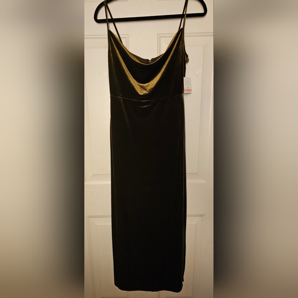 Taylor Ankle length olive Taylor dress